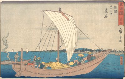 Kuwana, ca. 1840 de Ando Hiroshige
