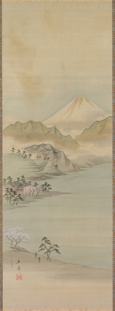 Lago Suwa, siglo XIX de Ando Hiroshige