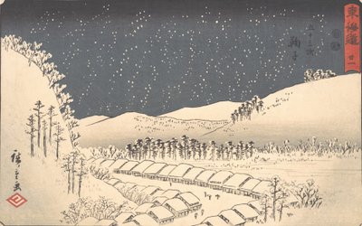 Mariko, de la serie Tokaido conocida popularmente como el Reisho Tokaido, ca. 1840 de Ando Hiroshige