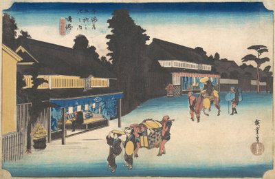 Narumi, Meibutsu Arimatsu Shibori, ca. 1832-1833 de Ando Hiroshige