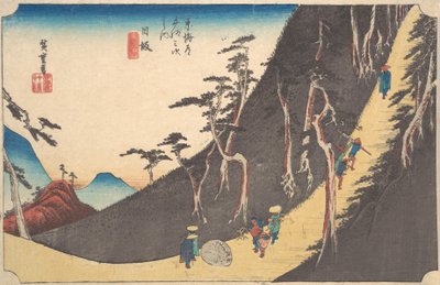 Nissaka, Sayo Nakayama, ca. 1834 de Ando Hiroshige