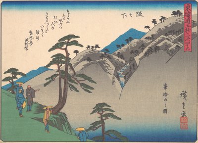 Sakanoshita, de la serie Las Cincuenta y Tres Estaciones del Camino Tokaido, principios del siglo XX de Ando Hiroshige