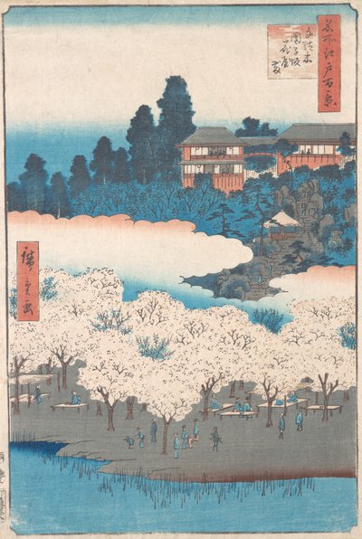 Sendagi Dangozaka, 1856 de Ando Hiroshige