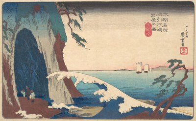 Soshu, Enoshima Iwaya no Zu, ca. 1830 de Ando Hiroshige