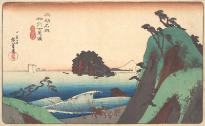 Soshu, Shichi-ri ga Hama, ca. 1830 de Ando Hiroshige