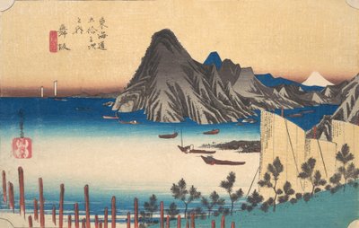 Vista del punto Imaki desde Maizaka de Ando Hiroshige