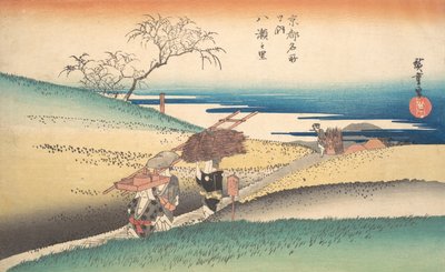 Pueblo de Yase, ca. 1832 de Ando Hiroshige