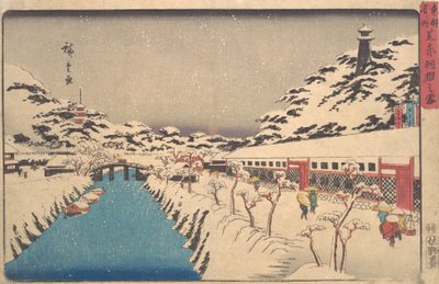 Paisaje de invierno de Ando Hiroshige