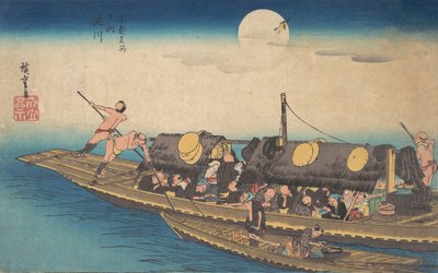 Yodogawa, ca. 1834 de Ando Hiroshige