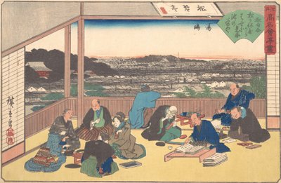 Yushima Matsu Kane-ya, ca. 1840 de Ando Hiroshige