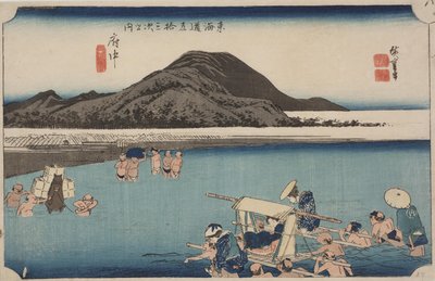 Río Abe de Ando or Utagawa Hiroshige