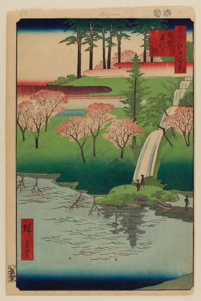 Estanque Chiyogaike, Meguro de Ando or Utagawa Hiroshige