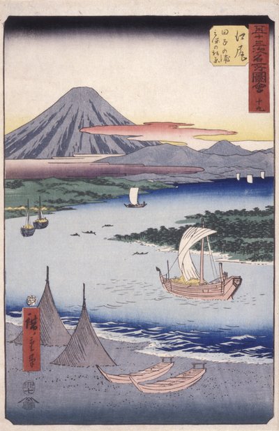 Ejiri de Ando or Utagawa Hiroshige