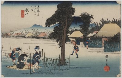 Famosas Virutas de Calabaza Seca de Ando or Utagawa Hiroshige