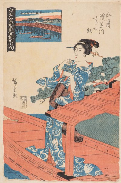 Quinto Mes (Gogatsu) de Ando or Utagawa Hiroshige