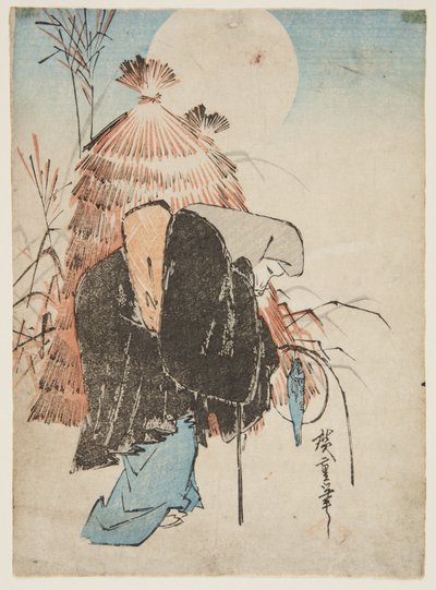 Trampa para zorros de Ando or Utagawa Hiroshige