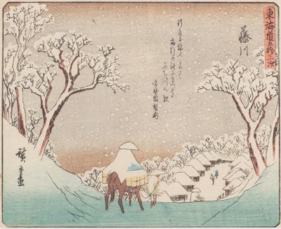 Fujikawa de Ando or Utagawa Hiroshige