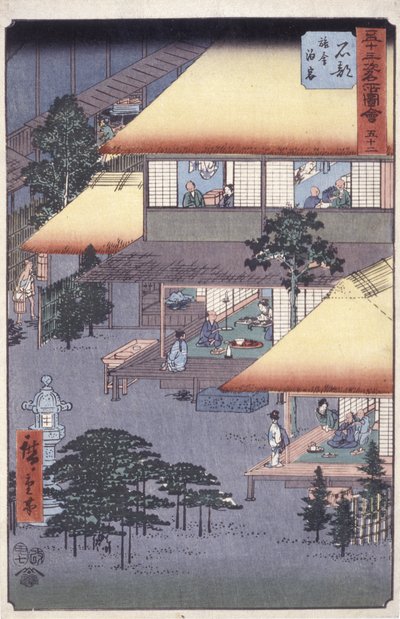 Ishibe de Ando or Utagawa Hiroshige