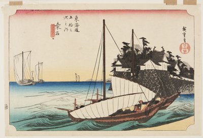 Kuwana: Cruce de Shichiri de Ando or Utagawa Hiroshige