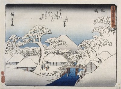 Mishima de Ando or Utagawa Hiroshige