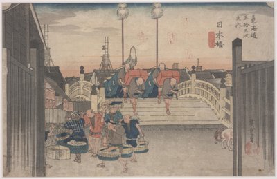 Escena Matutina de Ando or Utagawa Hiroshige