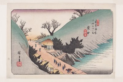 No. 16, Annaka de Ando or Utagawa Hiroshige