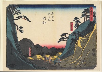 No. 22 Okabe de Ando or Utagawa Hiroshige