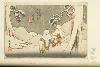 No. 47, Ōi de Ando or Utagawa Hiroshige
