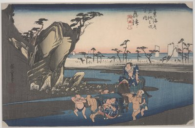 Río Okitsu de Ando or Utagawa Hiroshige