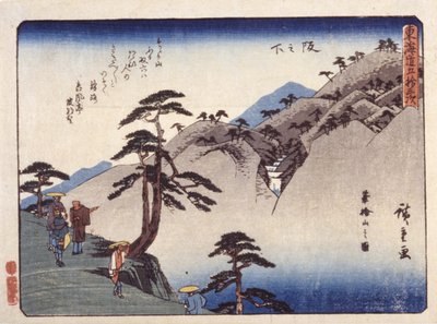 Sakanoshita de Ando or Utagawa Hiroshige