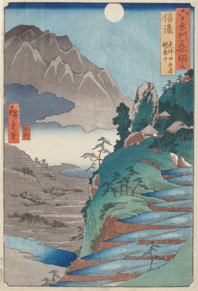Shinano de Ando or Utagawa Hiroshige