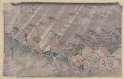 Shono (bloques de madera en color) de Ando or Utagawa Hiroshige