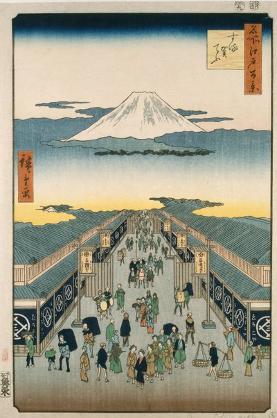 Calle Suruga de Ando or Utagawa Hiroshige