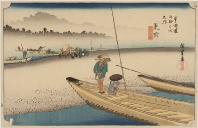 Río Tenryu de Ando or Utagawa Hiroshige