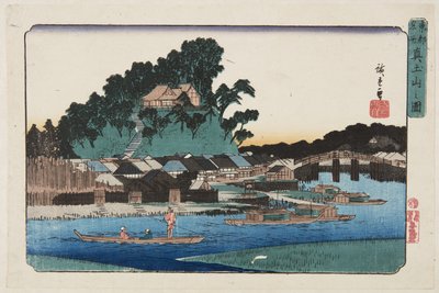 Vista de Matsuchiyama de Ando or Utagawa Hiroshige