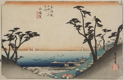 Vista de Shiomizaka de Ando or Utagawa Hiroshige