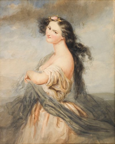 Retrato de Juliette Drouet 1806-1883 de André Charles Voillemot