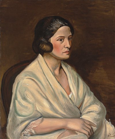 Busto de mujer con chal de Andre Derain