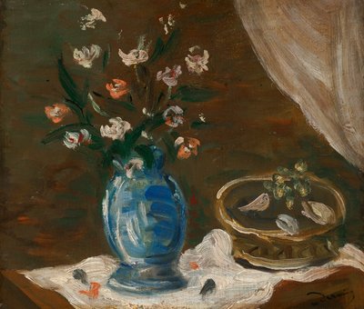 Naturaleza muerta con flores - Vase bleu de Andre Derain