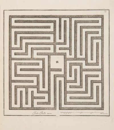 Diseño para Parterre, de Theatre des Plans et Jardinages, pub.1652 de André Mollet