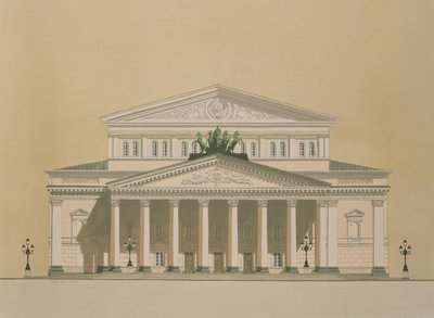 Teatro Bolshoi, Moscú, Rusia de Andras Kaldor