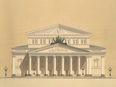 Teatro Bolshoi, Moscú, Rusia de Andras Kaldor