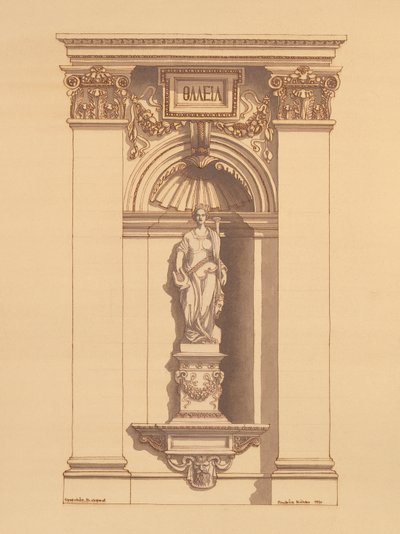 Ópera de Budapest, Hungría (detalle) de Andras Kaldor