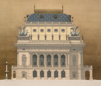 Teatro Nacional, Praga, República Checa de Andras Kaldor