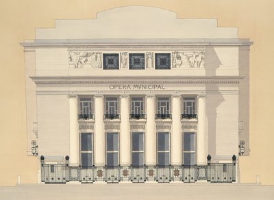 Ópera Municipal, Marsella, Francia de Andras Kaldor