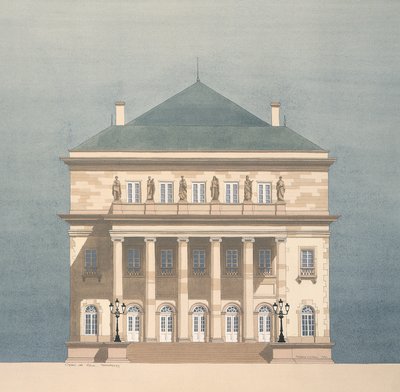 Ópera del Rin, Estrasburgo, Francia de Andras Kaldor