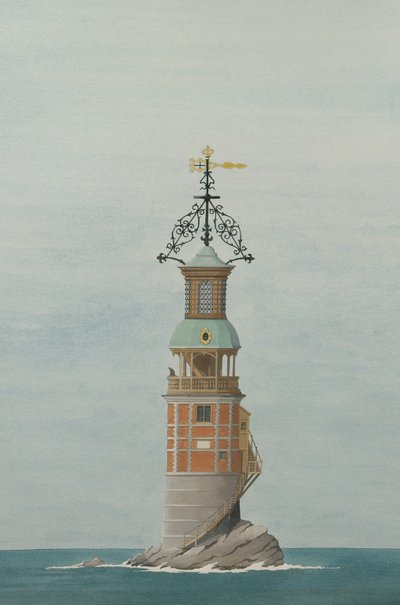 El primer faro Eddystone, Plymouth, Devon de Andras Kaldor