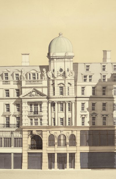 The Linen Hall (detalle), Regent Street, Londres de Andras Kaldor