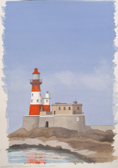 El faro de Longstone, en la isla de Farne de Andras Kaldor