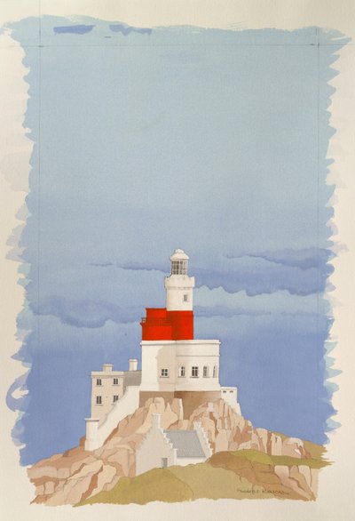 El faro de Skerries, Anglesey, Gales de Andras Kaldor
